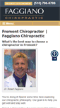 Mobile Screenshot of faggianochiropractic.com